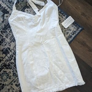 Gorgeous brand new summer chic dress by Blue Blush Bfree $59 white linen…